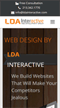 Mobile Screenshot of ldainteractive.com